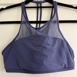 Lululemon Lavendar Mesh Sports Bra